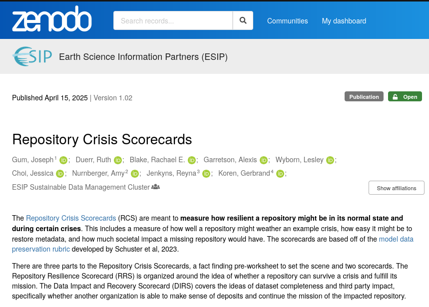 Repository Stress Test Crisis Scorecard