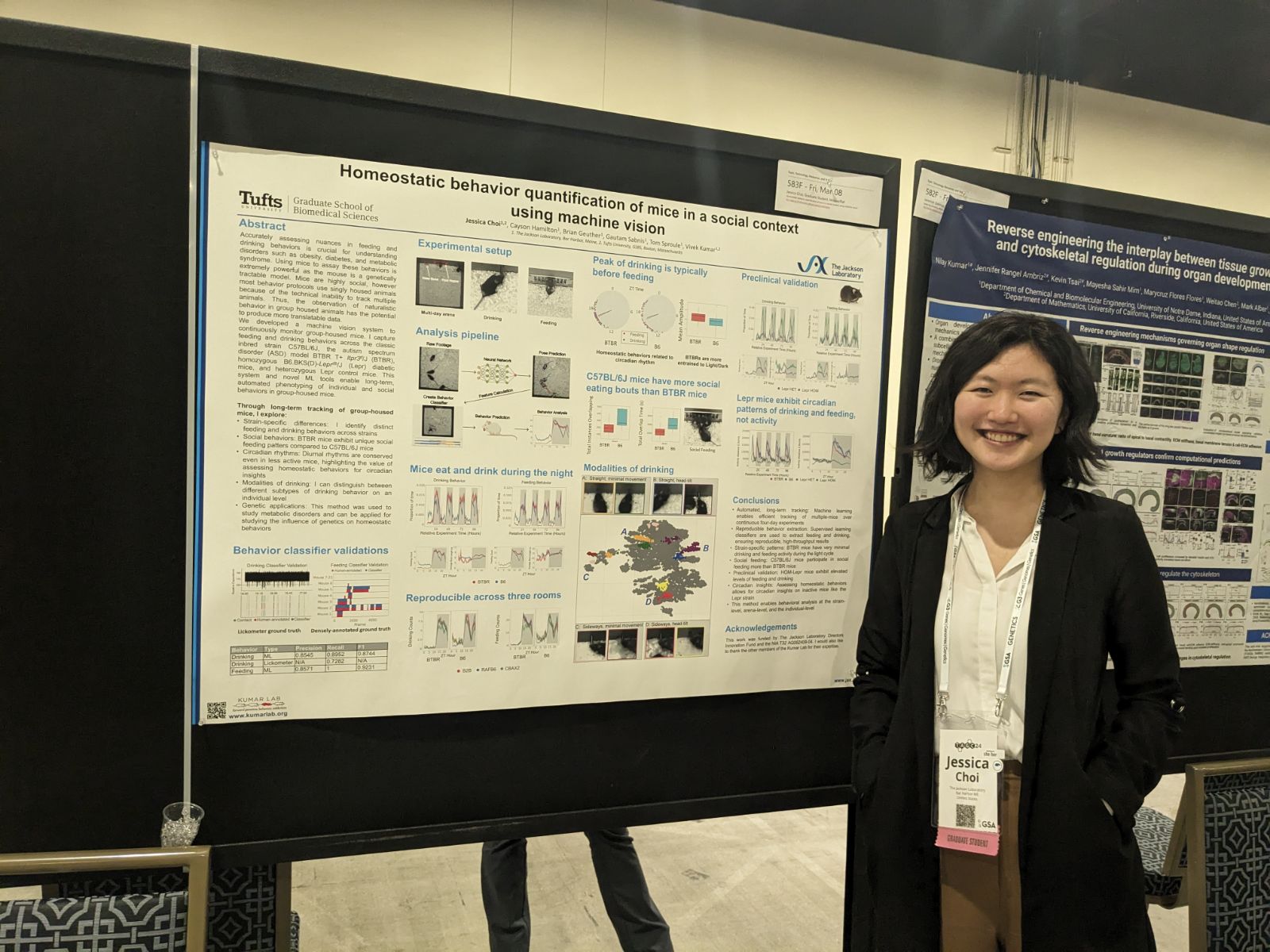 TAGC 2024: Presenting Research on Machine Vision and Homeostatic Mouse Behaviors
